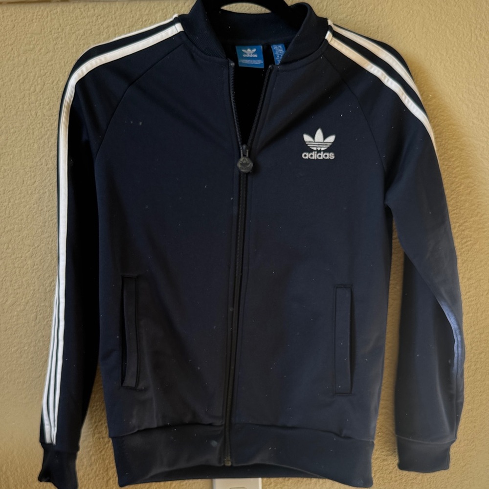 Adidas Dark Blue Track Jacket